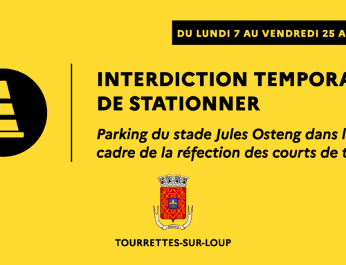 Parking du stade J. Osteng : interdiction exceptionnelle de stationner (du 7 au 25 avril)