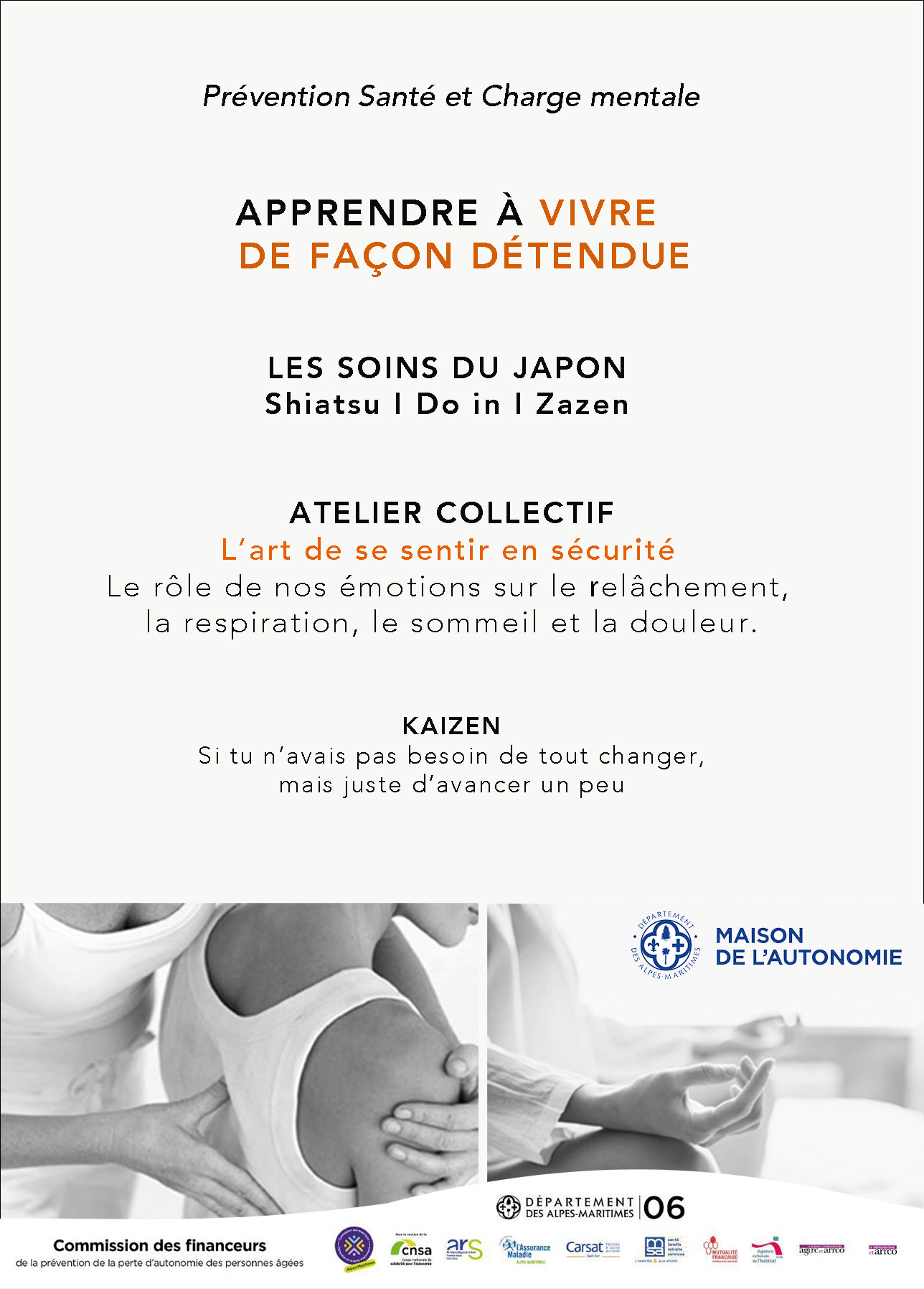 Atelier bien-être et shiatsu