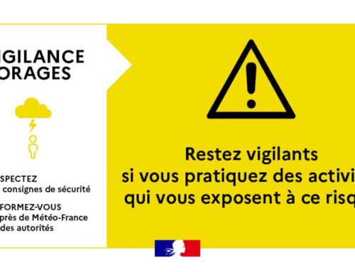 VIGILANCE JAUNE « orages » – mardi 11 août 2026