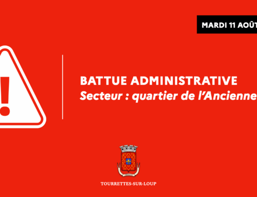 Battue administrative – secteur de l&rsquo;Ancienne Gare