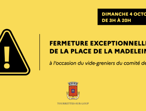 Fermeture exceptionnelle de la place de la Madeleine (le 04/10)