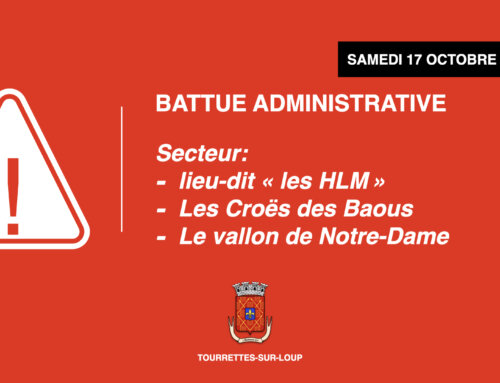 Battue administrative – secteur : lieu-dit « les HLM », les Croës des Baous, le vallon de Notre-Dame.